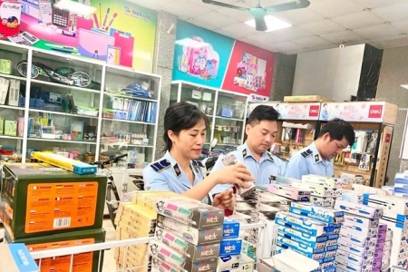 Bắc Ninh: Thu giữ gần 18.000 sản phẩm văn phòng phẩm, dụng cụ học tập vi phạm