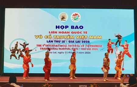 Gia Lai: Nhiều hoạt động quảng bá giá trị võ học Việt ra thế giới