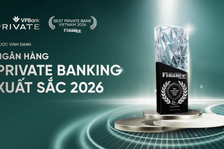 VPBank Private được Global Banking & Finance Review vinh danh "Ngân hàng Private Banking xuất sắc năm 2026"