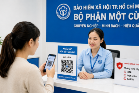 BHXH TP.HCM khảo sát mức độ hài lòng của người dân, cảnh báo thủ đoạn giả mạo mã QR