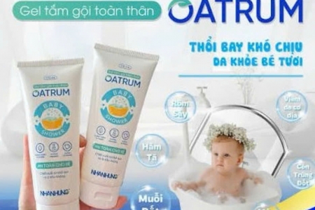 Thu hồi toàn quốc lô gel tắm gội toàn thân Oatrum không đạt chất lượng