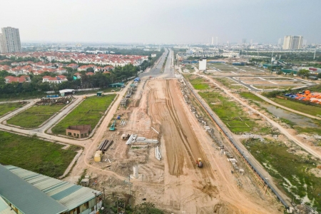 Hà Nội phân luồng giao thông 2 tháng phục vụ thi công nút giao Vành đai 3,5