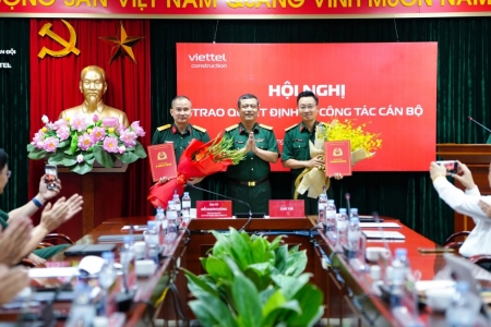 Viettel Construction kiện toàn lãnh đạo, củng cố vị thế thương hiệu hạ tầng hàng đầu Việt Nam