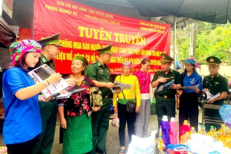 BĐBP tỉnh Tuyên Quang: Tuyên truyền, phổ biến pháp luật cho người dân tuyến biên giới