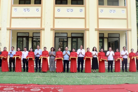 Khánh thành Trường Tiểu học Vĩnh Quang: Từ mái trường mới đến những ước mơ mới nơi vùng cao Cao Bằng