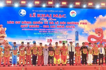 Gia Lai: Đặc sắc Liên hoan Lân, Sư, Rồng Quốc tế và Lễ hội đường phố