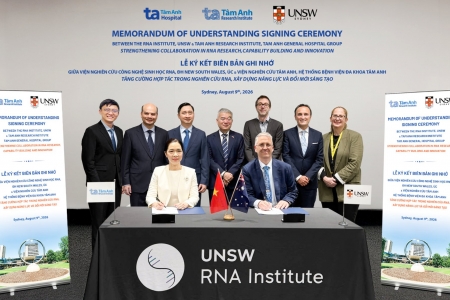 Hệ thống Bệnh viện Tâm Anh hợp tác Viện RNA Đại học New South Wales số 1 của Australia cùng nghiên cứu phát triển công nghệ RNA phòng cúm, ung thư
