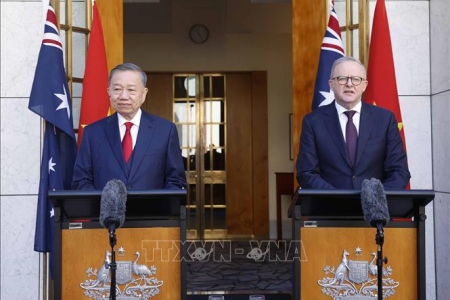 Báo chí Australia đưa tin đậm nét về chuyến thăm của Tổng Bí thư, Chủ tịch nước Tô Lâm