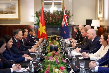 Tuyên bố chung giữa Việt Nam và New Zealand nhân chuyến thăm cấp Nhà nước của Tổng Bí thư, Chủ tịch nước Tô Lâm tới New Zealand