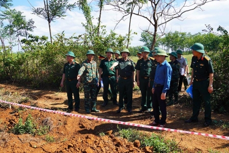 Quảng Trị: Đẩy nhanh tiến độ khảo sát, tìm kiếm mộ tập thể 173 liệt sĩ tại đồi Cồn Tiên