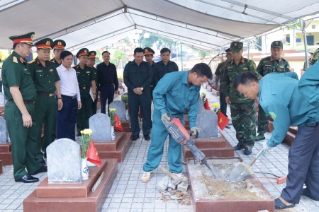 Thái Nguyên: Phấn đấu hoàn thành lấy mẫu hài cốt liệt sĩ trước ngày 10/9