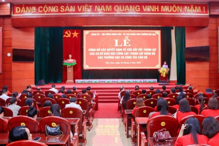Thái Nguyên hoàn thành sắp xếp các cơ sở giáo dục công lập