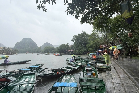 Ninh Bình: Các khu, tour du lịch tạm dừng hoạt động do ảnh hưởng của bão số 4