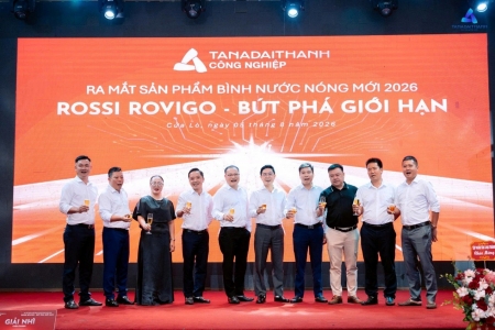 Rossi ra mắt bình nước nóng Rovigo 2026, tiếp tục mở rộng hệ sinh thái gia dụng Việt