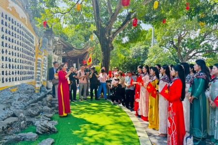 Các thí sinh Hoa hậu Việt Nam 2026 trải nghiệm hành trình Thăng Long – Kinh Bắc