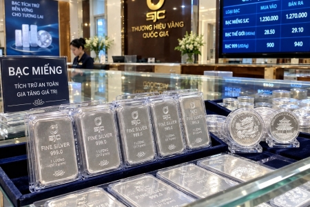 Giá bạc hôm nay 8/9: Suy giảm