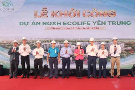 Bắc Ninh: Khởi công Dự án Khu nhà ở xã hội Ecolife Yên Trung
