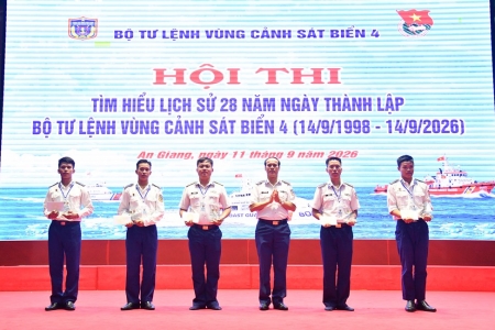 Tuổi trẻ Bộ Tư lệnh Vùng Cảnh sát biển 4 tự hào truyền thống, vững bước tương lai