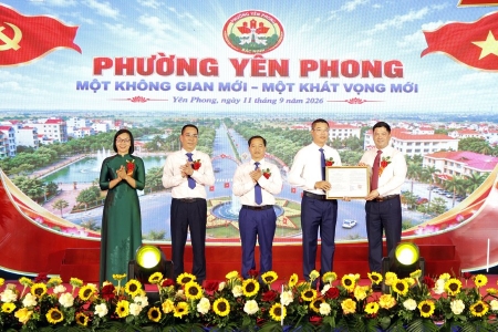 Bắc Ninh: Công bố thành lập phường Yên Phong