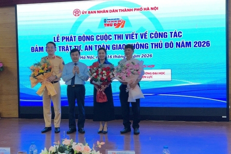 Phát động Cuộc thi viết “Vì an toàn giao thông Thủ đô” năm 2026