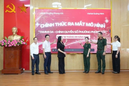 Quảng Ninh: Ra mắt mô hình "Tammi OA - Chính quyền số phường Phong Cốc"