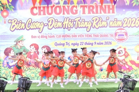 Quảng Trị: Đồn Biên phòng Triệu Vân tổ chức Chương trình “Biên cương - Đêm hội trăng rằm” năm 2026