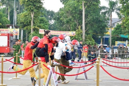 Nâng cao kỹ năng chữa cháy, cứu nạn từ mỗi khu dân cư ở Nghệ An