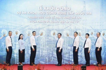 EEMC khởi công dự án khoa học công nghệ cấp quốc gia chế tạo kháng điện 500 kV