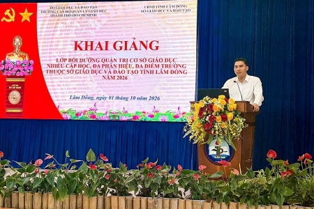 Lâm Đồng: Quản trị trường học thay đổi theo mô hình sau sắp xếp