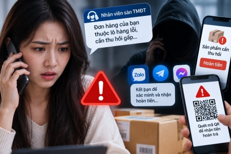 Cảnh báo chiêu lừa “thu hồi hàng, hoàn tiền” nhắm vào người mua online