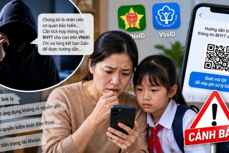 Cảnh báo lừa đảo “tích hợp BHYT cho trẻ em”, phụ huynh cần cảnh giác