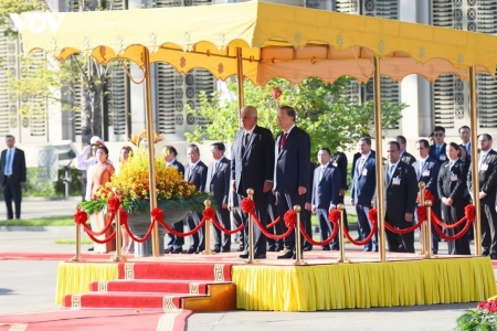 Tổng Bí thư, Chủ tịch nước Tô Lâm chủ trì Lễ đón Tổng thống Cộng hòa Panama thăm chính thức Việt Nam