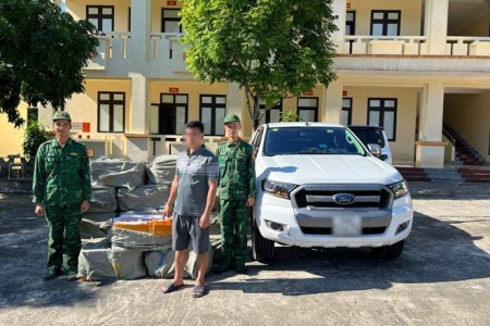 Quảng Ninh: Bắt giữ đối tượng vận chuyển khoảng 700kg nầm lợn đông lạnh không rõ nguồn gốc