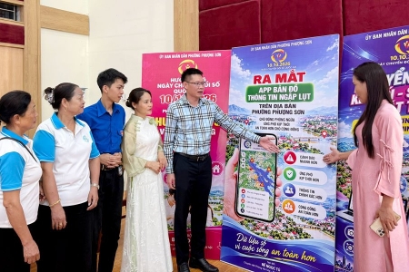 Bắc Ninh: Ra mắt ứng dụng App Bản đồ số thông tin ngập lụt