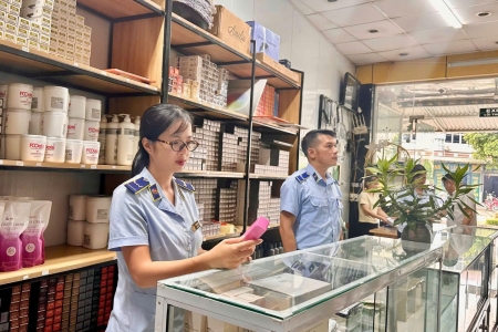 Thái Nguyên: Tăng cường kiểm tra, xử lý vi phạm kinh doanh mỹ phẩm