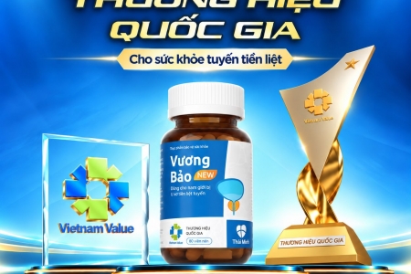 Vương Bảo - Thương hiệu quốc gia cho sức khỏe tuyến tiền liệt