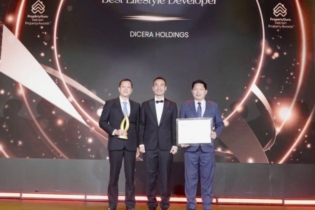 DICERA đoạt 2 giải thưởng danh giá về bất động sản khu vực năm 2026