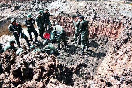 Tìm thấy thêm 11 hài cốt liệt sĩ tại Công viên Lê Thị Riêng