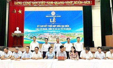 Đà Nẵng: Phường Hòa Khánh thành lập 52 tổ tự quản về trật tự xây dựng, đô thị và môi trường