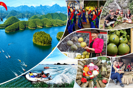 Bưởi Đại Minh kết nối hành trình khám phá hồ Thác Bà