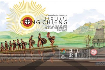 Gia Lai công bố maket nhận diện truyền thông Festival cồng chiêng - Tuần lễ Hoa Dã quỳ - Núi lửa Chư Đang Ya