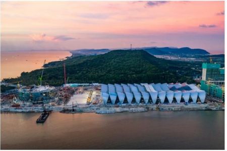 Công trình Trung tâm Hội nghị và Triển lãm APEC tại Phú Quốc tăng tốc về đích