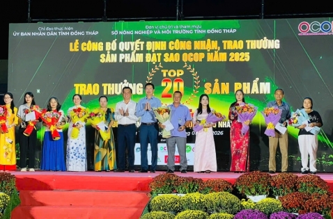 Đồng Tháp bình chọn Top 20 sản phẩm OCOP tiêu biểu