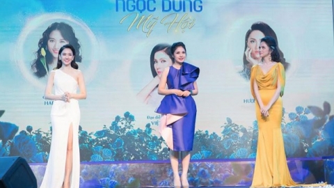 Việt Trinh, Hari Won và Hương Giang đọ sắc tại sự kiện “Ngọc Dung mỹ hội”