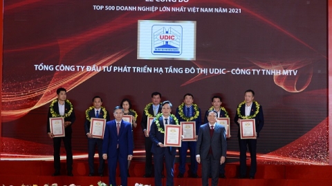 UDIC được xếp hạng top 500 doanh nghiệp lớn nhất Việt Nam năm 2021