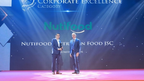 Nutifood 02 năm liên tiếp được vinh danh 04 giải thưởng lớn của Châu Á