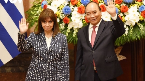 Chủ tịch nước chủ trì lễ đón và hội đàm với Tổng thống Hy Lạp tại Hà Nội