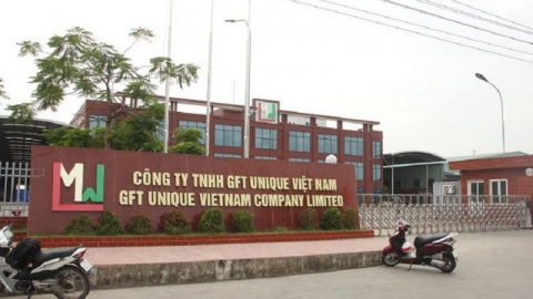 Công ty GFT UNIQUE Việt Nam bị xử phạt 130 triệu đồng do xả thải vượt chuẩn ra môi trường