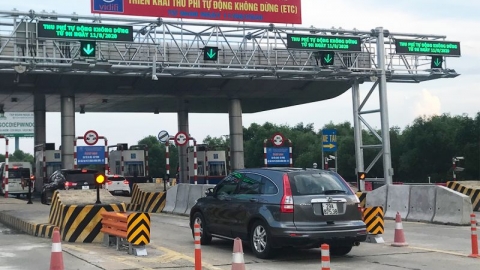 Từ 01/06, phạt nghiêm đối với các xe không đủ điều kiện cố tình lưu thông vào cao tốc Hà Nội - Hải Phòng