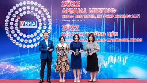 SCB nhận danh hiệu Top 03 "Nhà tạo lập thị trường giao dịch REPO nhiều nhất năm 2021"
